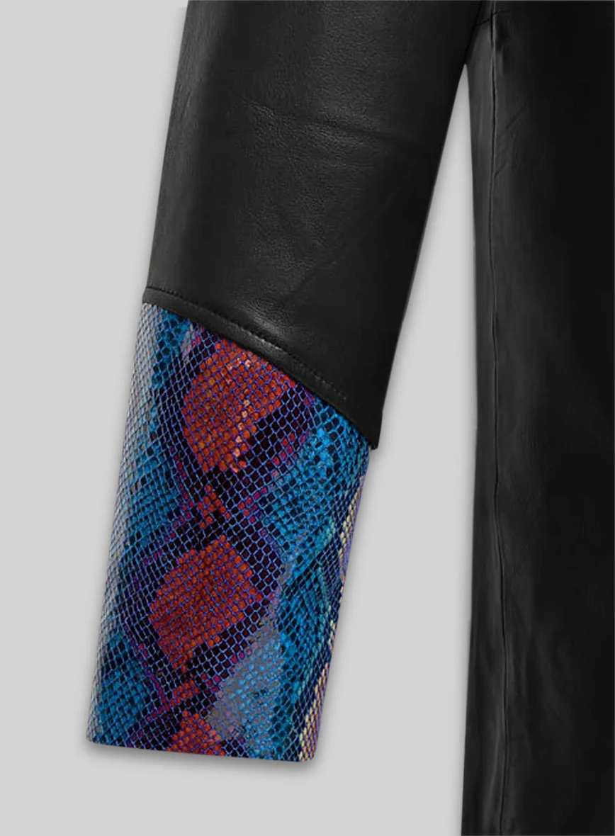 Black Devil May Cry 5 Dante Leather Coat - Image 3