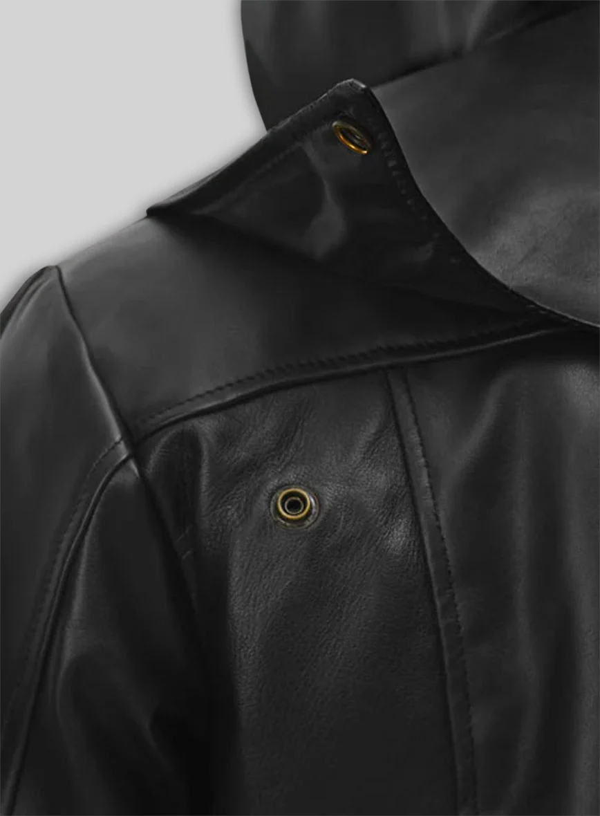 Black Devil May Cry 5 Dante Leather Coat - Image 5