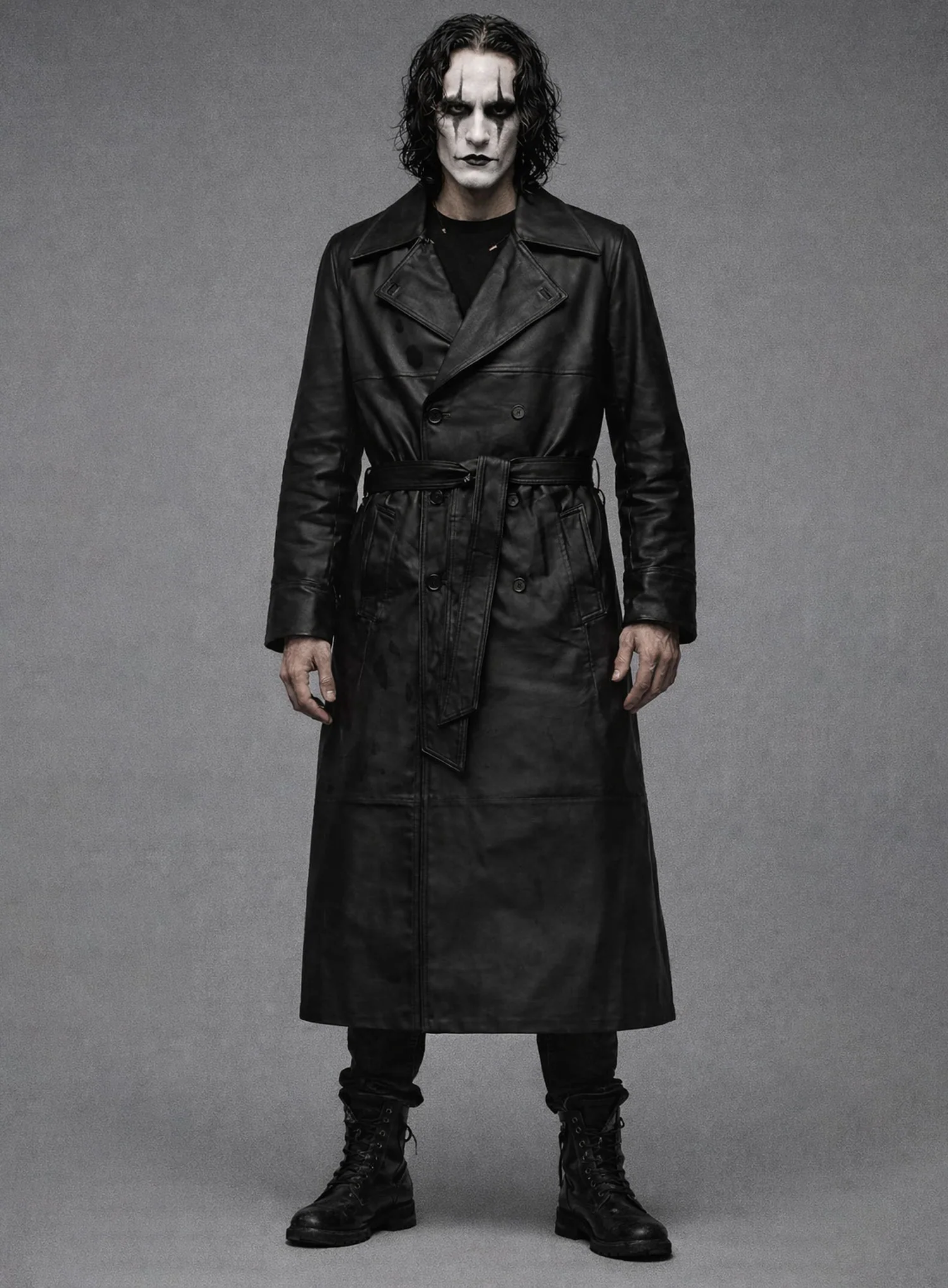 Brandon Lee The Crow Leather Coat - Image 7
