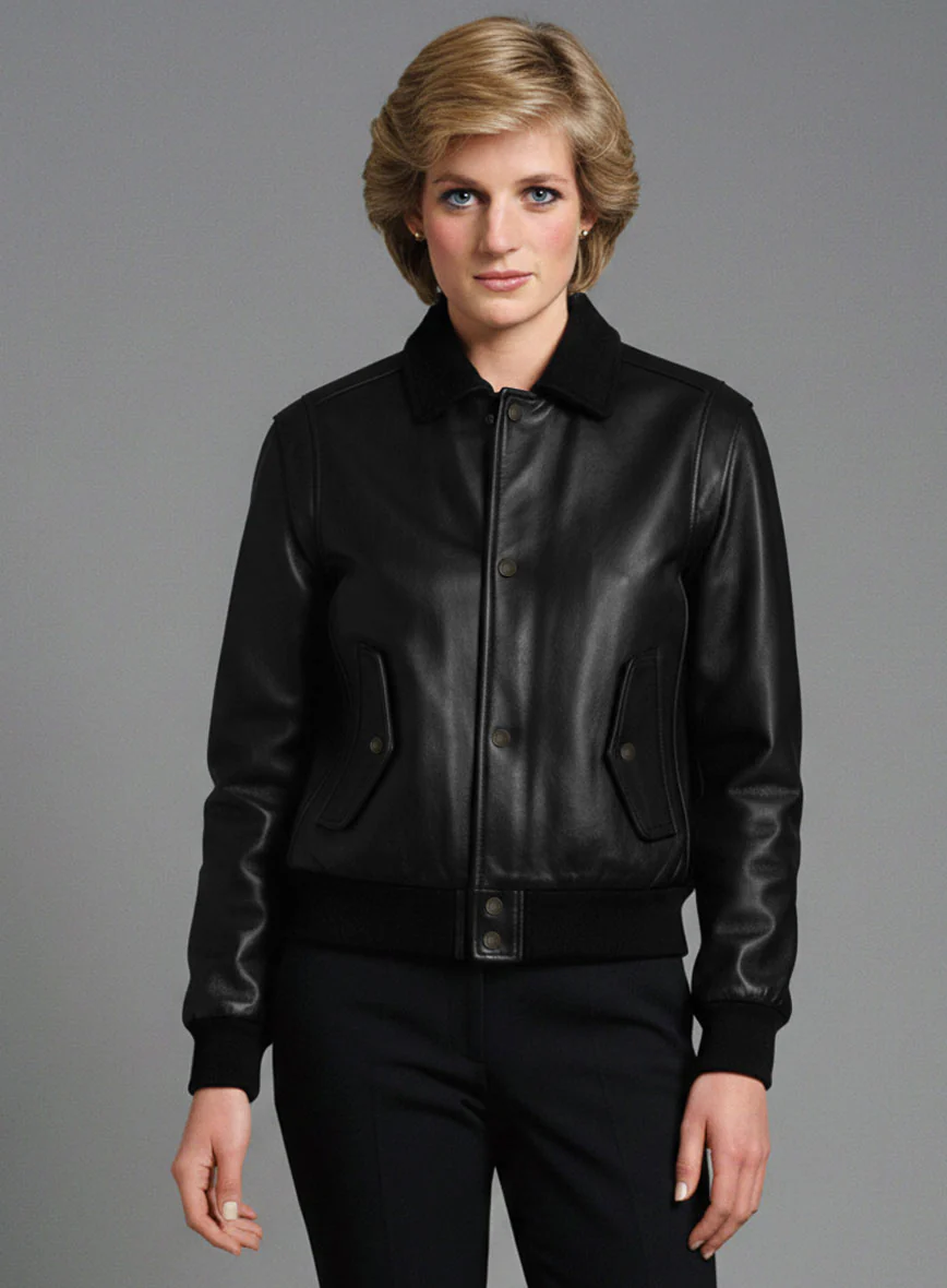 Princess Diana Leather Jacket - Image 4