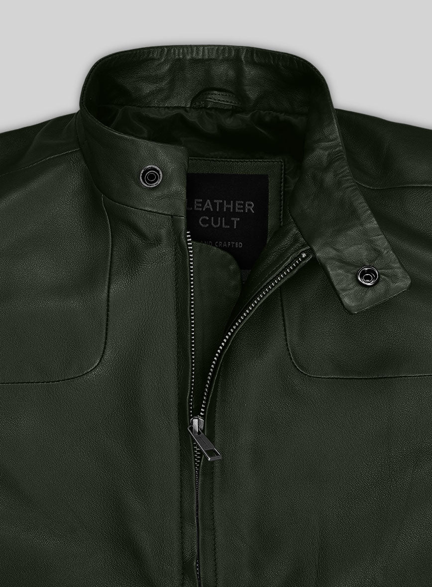 Soft Deep Olive Tom Cruise Fallout Leather Jacket - Image 3