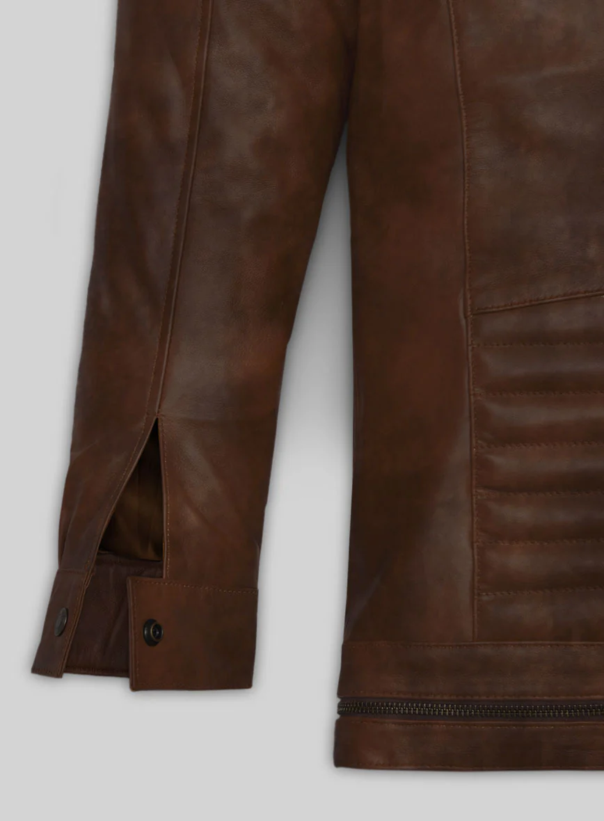 Spanish Brown Andrew Tate Leather Jacket - Image 5