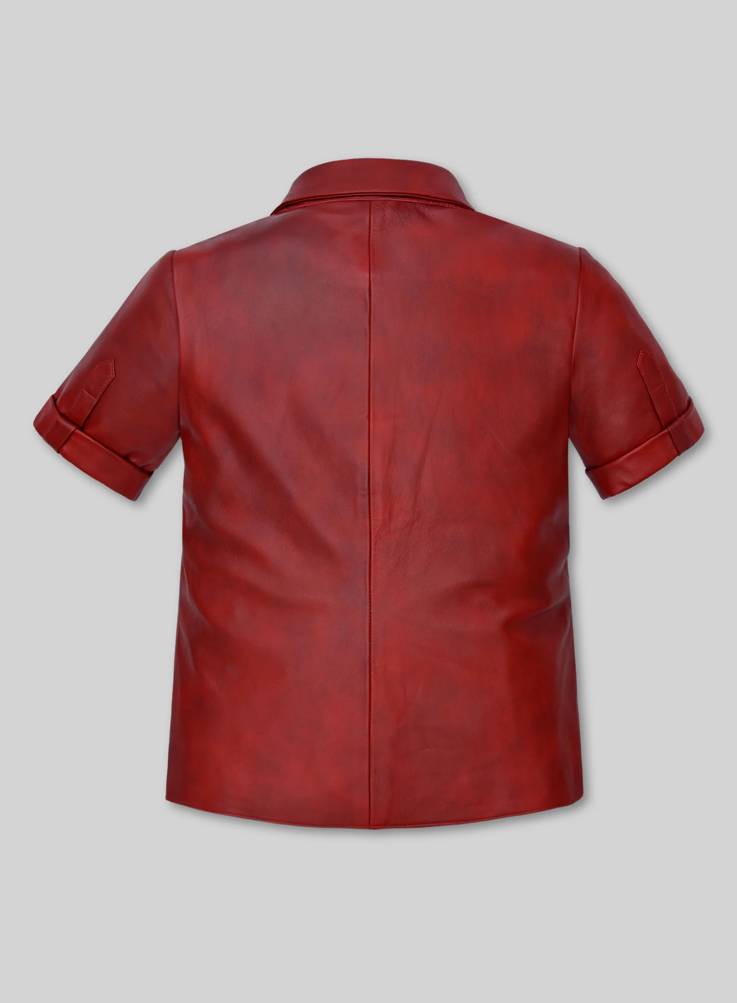 Spanish Red Leather Top Style # 57 - Image 3