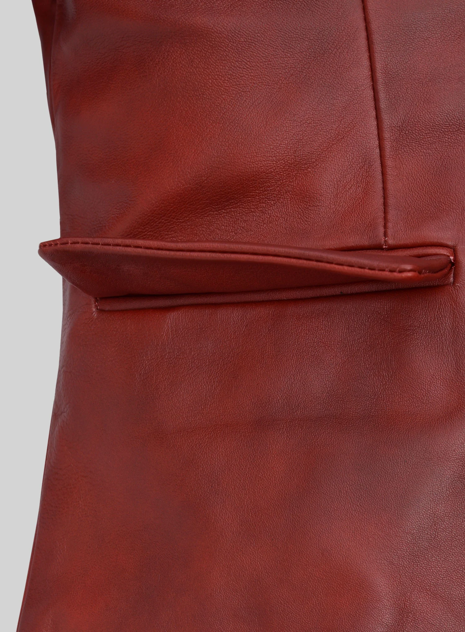 Spanish Red Leather Top Style # 57 - Image 5