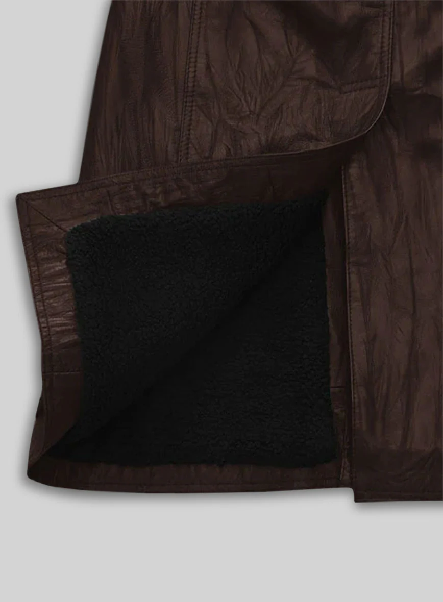 Wrinkled Brown Ryan Gosling Blade Runner 2049 Long Coat - Image 4